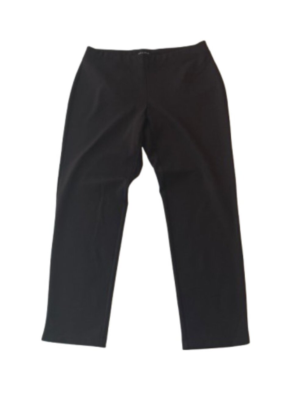 Eileen Fisher Ponte Tapered Leg Pants Ankle Length Womens Medium M Brown
